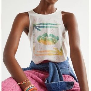Anthropologie Graphic Tank Top